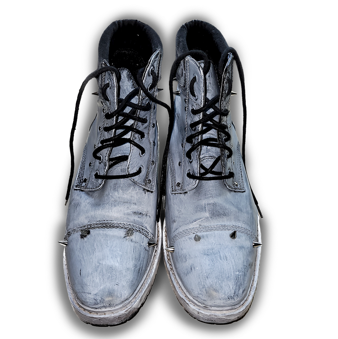 Painted//Spiked Boots